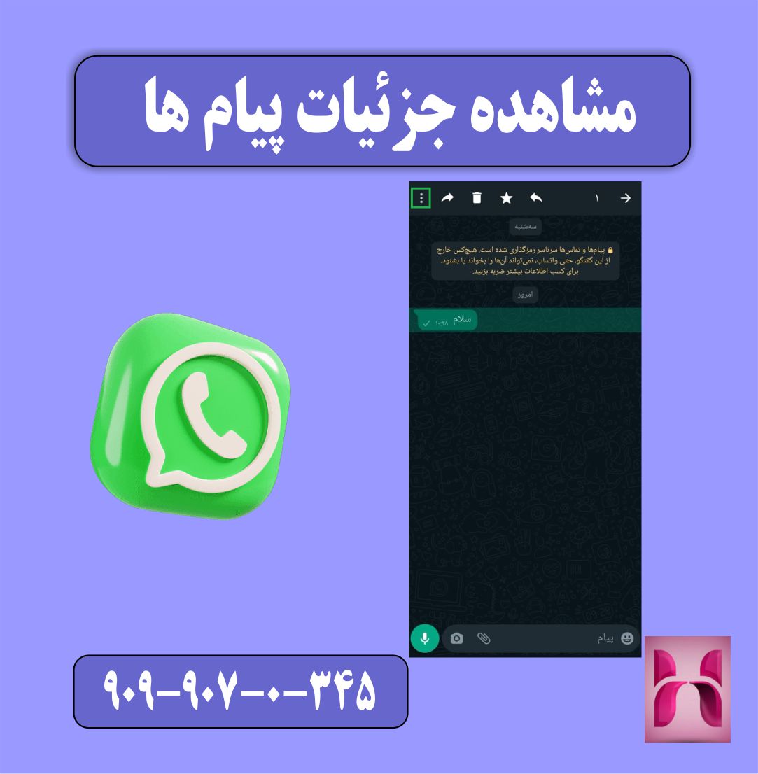 مشاهده جزئیات پیام ها