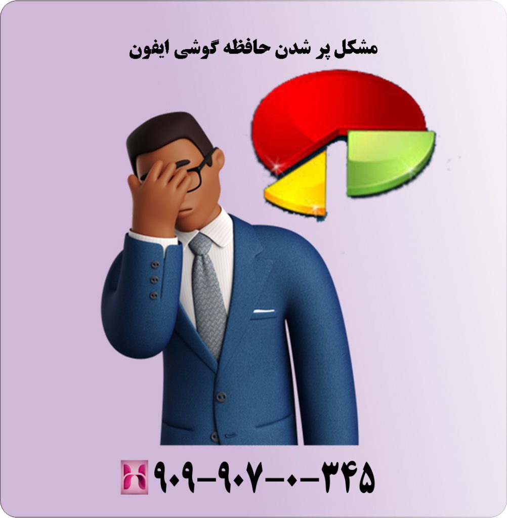 مشکل پر شدن حافظه گوشی ایفون