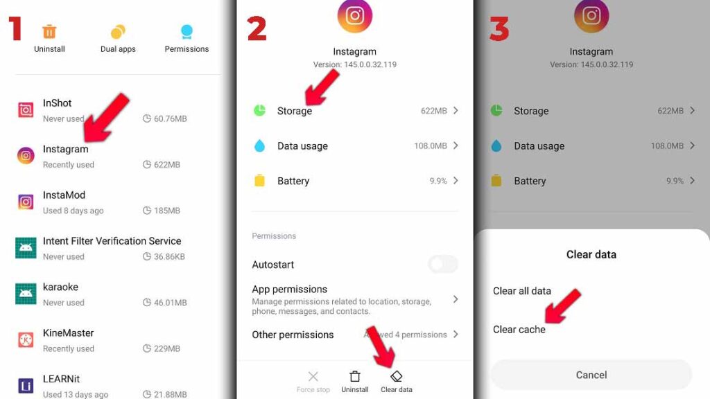 حافظه پنهان گوشی سامسونگ کجاست