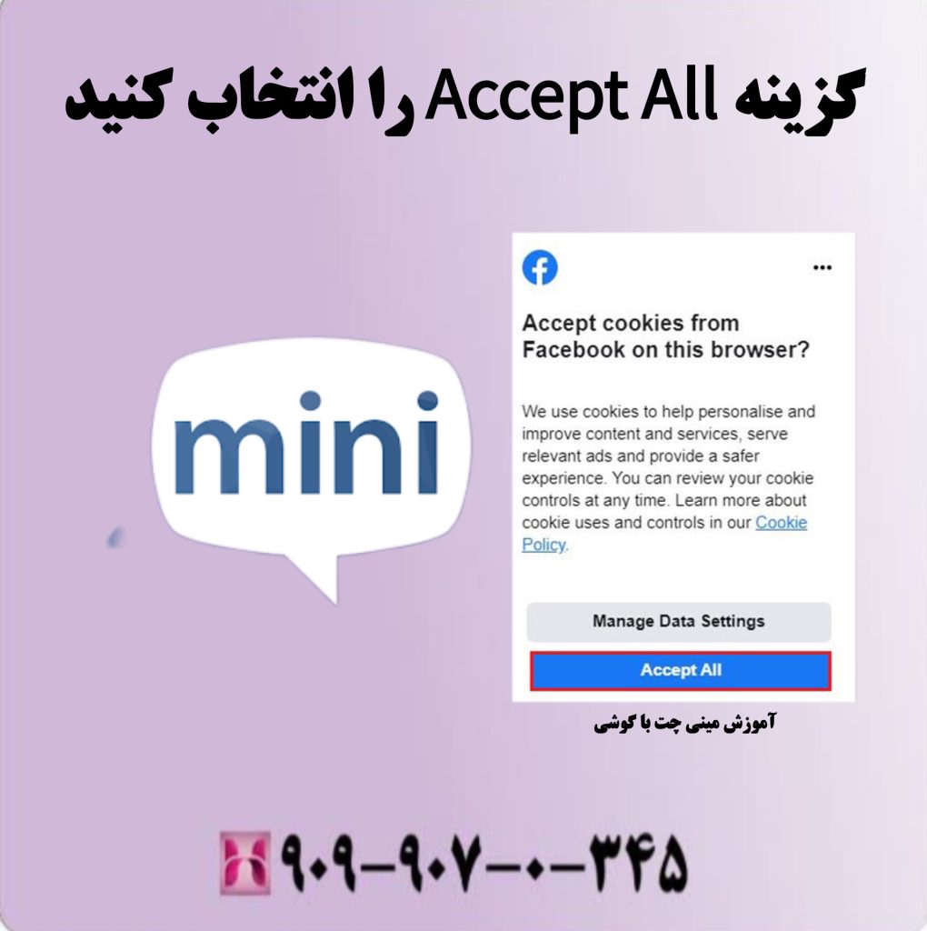 گزینه Accept All را انتخاب کنید گزینه Accept All را انتخاب کنید