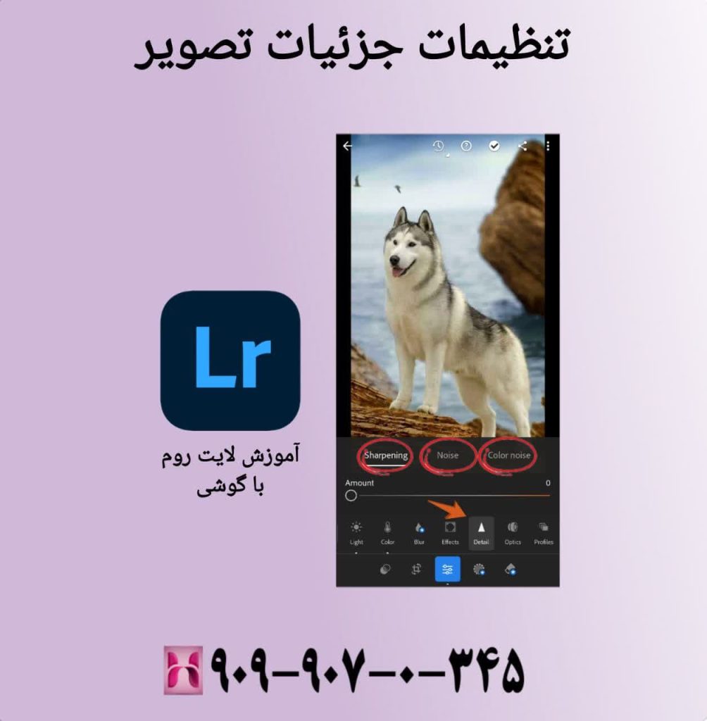 تنظیمات جزئیات تصویر