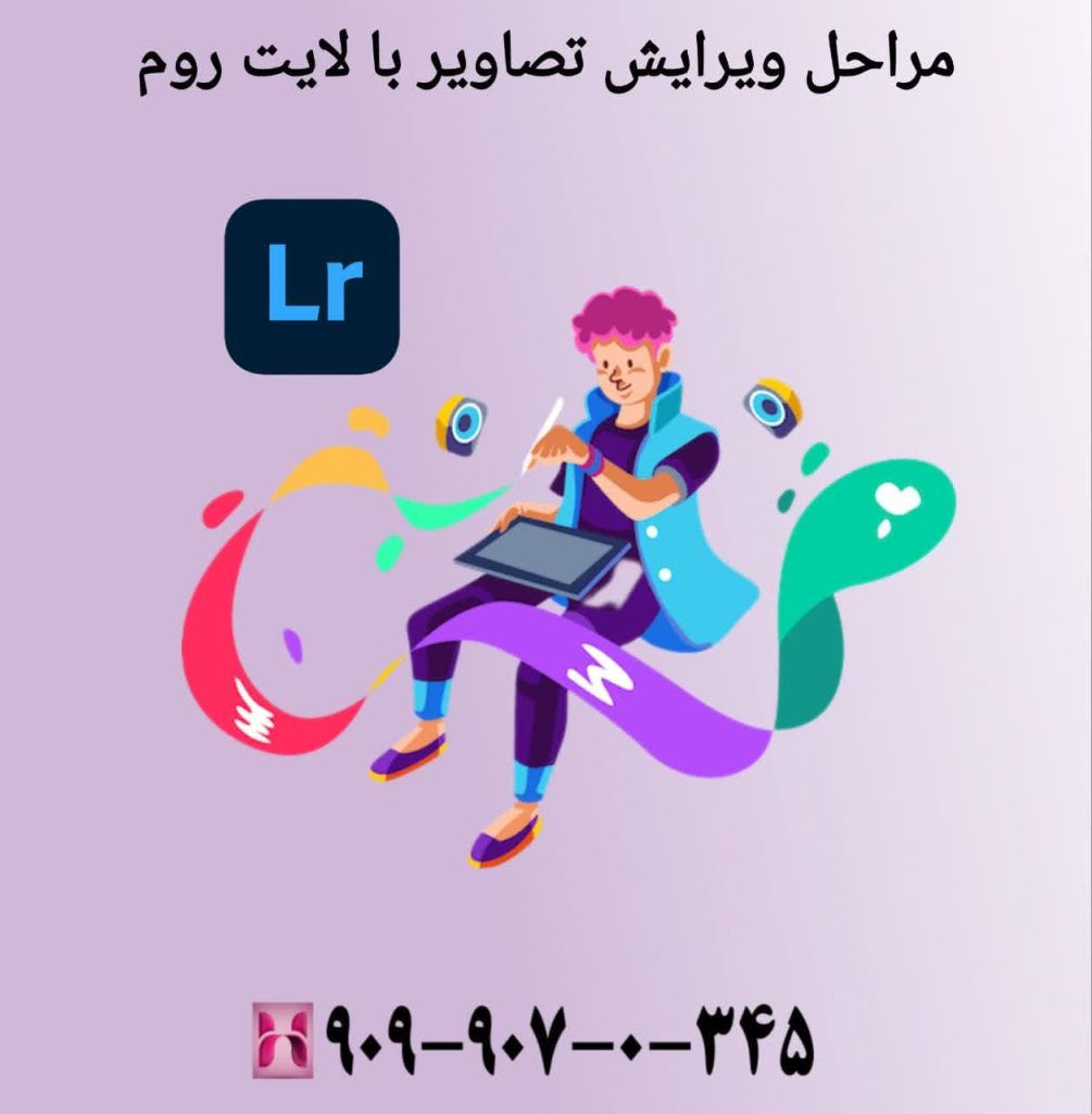 مراحل ویرایش تصاویر با لایت روم