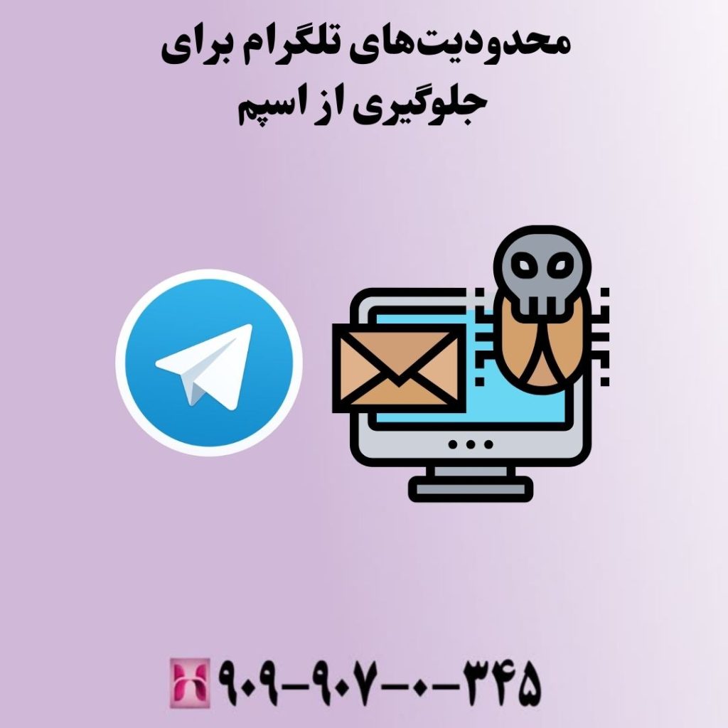 محدودیتهای تلگرام برای جلوگیری از اسپم