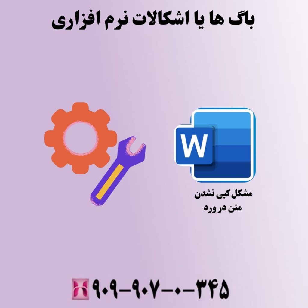 باگ ها یا اشکالات نرم افزاری