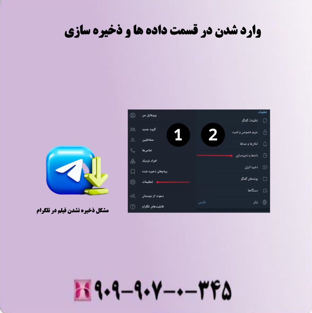 وارد شدن درقسمت داده ها و ذخیره سازی وارد شدن درقسمت داده ها و ذخیره سازی