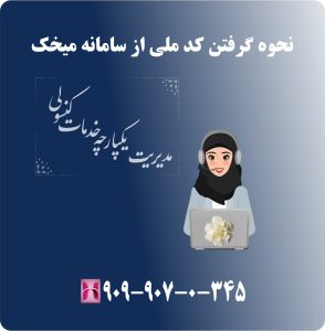 نحوه گرفتن کد ملی از سامانه میخک