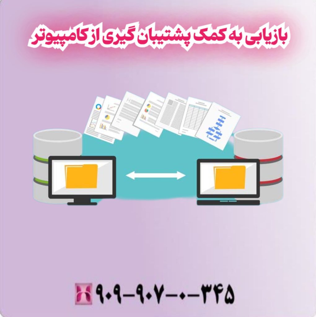 بازیابی به کمک پشتیبان گیری از کامپیوتر بازیابی به کمک پشتیبان گیری از کامپیوتر