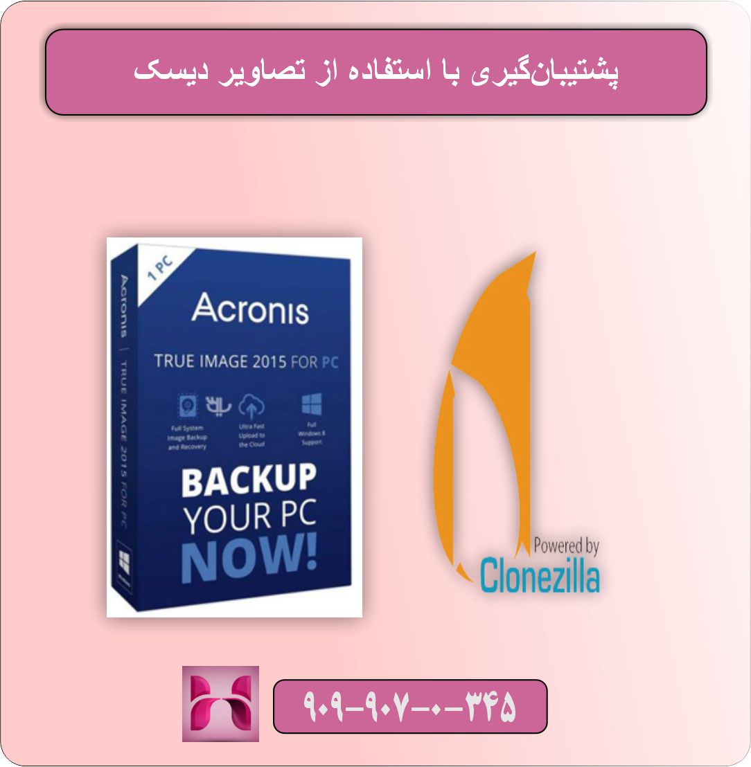 نحوه ایجاد نسخه پشتیبان از نرم‌افزارها