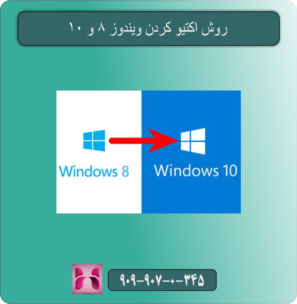 روش اکتیو کردن ویندوز 8 و 10