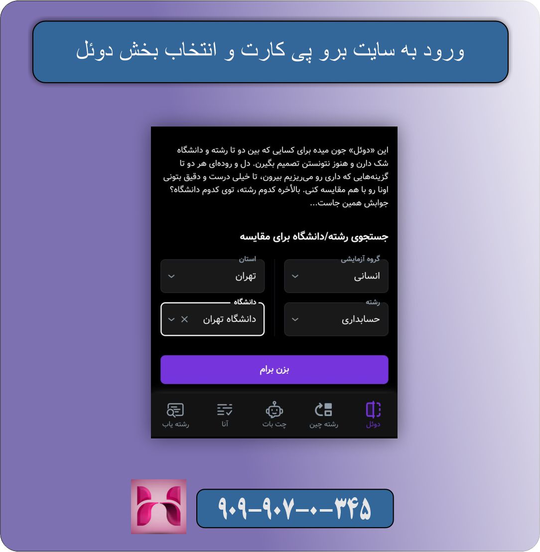 ابزار دوئل در سایت برو پی کارت چیست و چگونه کار می‌کند؟