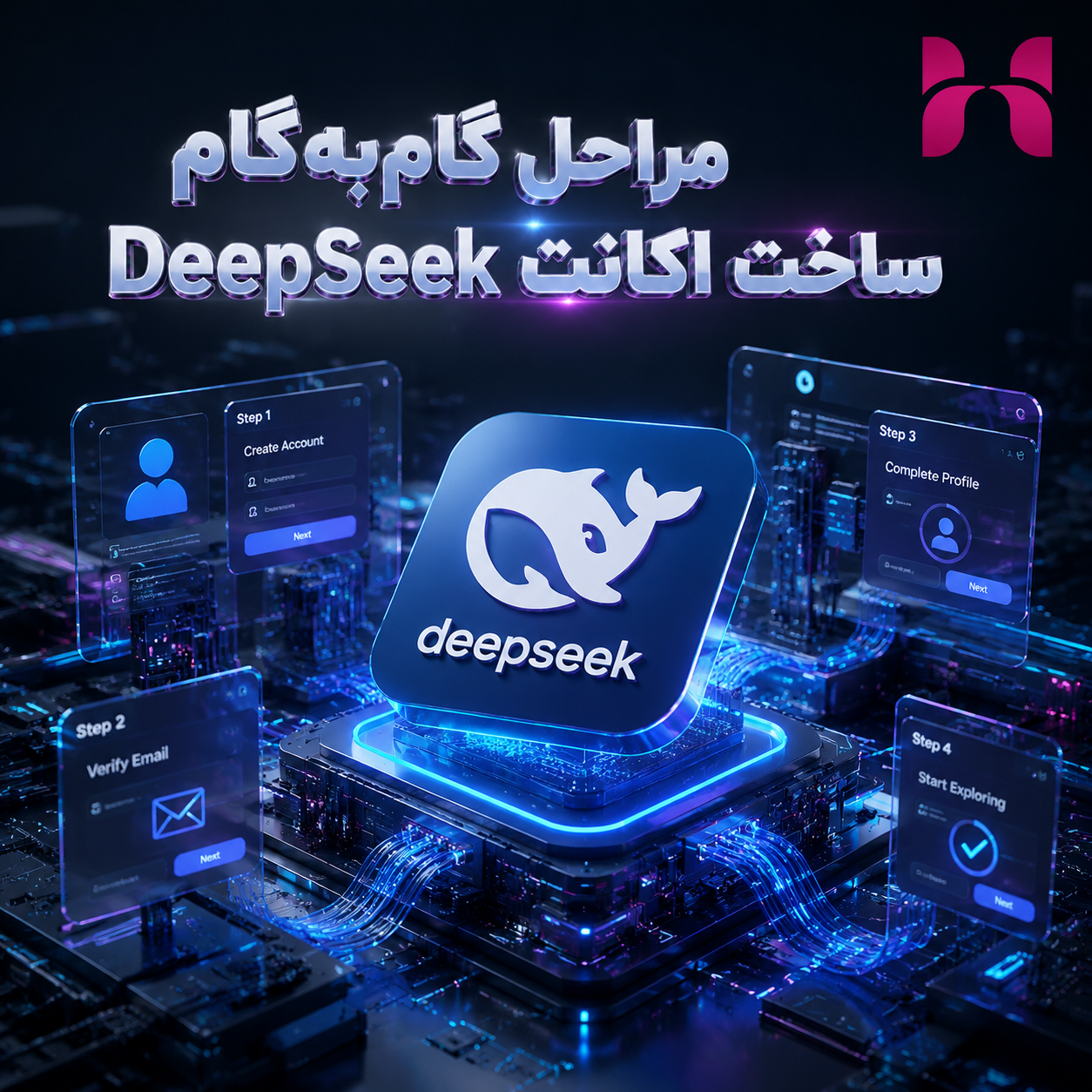 آموزش ساخت اکانت DeepSeek